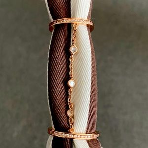 Henri Bendel Double Chained Ring